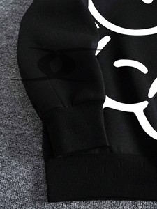 เสื้อมีฮู้ดผ้าฟลีซหนาสำหรับผู้ชายเสื้อมีฮู้ดผ้าขนแกะแบบสตรีทแวร์ทรงหลวม - Product Image 5