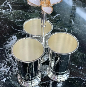 Cubiertos de oro y plata con mango floral hecho a mano de la mejor calidad, utensilios de cocina, cuchara, reposapiés y pinzas para ollas hechas de Metal - Product Image 3