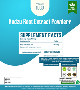 100% poudre d'extrait de racine de Kudzu pure sauvage cultivée d'Inde approvisionnement en extrait de plantes naturelles - Product Image 2