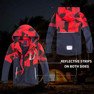 Chaqueta Cortavientos para Niños, Diseño Resistente al Agua, Chaqueta Cortavientos para Niños para Actividades al Aire Libre y Viajes - Product Image 4