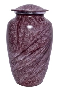 Urna de cremación de aluminio pintada en color azul para cenizas de adultos humanos, cenizas de cremación conmemorativas, suministros funerarios - Product Image 4