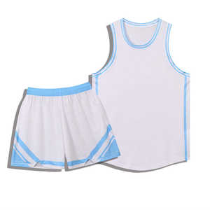 Ensemble de maillot de basket-ball pour hommes, jersey et short légers, respirants et à séchage rapide, vêtements de sport durables pour l'entraînement et la pratique en équipe - Product Image 5