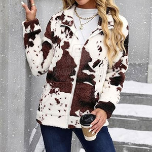 Veste en cuir de vachette pour femmes de haute qualité, tricotée pour l'hiver, faible MOQ, nouvelle arrivée - Product Image 4