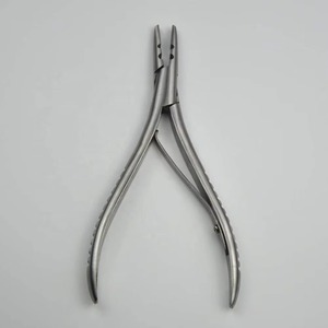 Pince à extensions de cheveux en acier inoxydable, outil professionnel pour le sertissage de micro-anneaux, utilisation pour le coiffage des cheveux HERMANN MEDITECH - Product Image 4