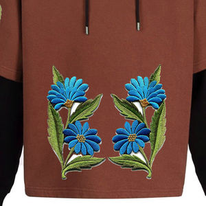 Pull à capuche imprimé à manches longues pour femmes épais lourd long sweat pour l'hiver musulman Streetwear grande taille islamique à capuche - Product Image 2