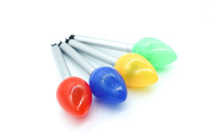 Decoración del hogar al aire libre Multi Color Bubble Solar Stake 14,5 pulgadas Navidad jardín luz decorativa camino patio lámpara - Product Image 4