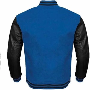 Custom Embroidery logo Winter Bomber <b>Baseball</b> Varisty <b>Jacket</b> Sleeves Letterman Varsity CollegeBaseballjacket <b>for</b> <b>men</b> - Product Image 4