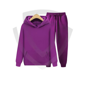 Conjunto Deportivo Unisex de Alta Calidad, Cómodo y Transpirable, con Capucha, Diseño Moderno, Otoño, 100% Algodón, Ligero, Antiestático - Product Image 1