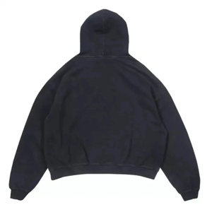 Sweat-shirt à capuche unisexe Index, 100% coton molletonné, coupe ample, couleur unie, décontracté, pour l'automne - Product Image 2