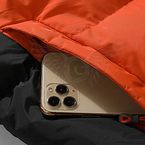 Custom Logo <b>Men</b> Puffer <b>Jacket</b> Two Side Pocket And Hood <b>Men</b> Puffer <b>Jacket</b> - Product Image 3