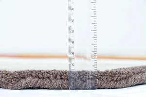 Tapis rectangulaire en corde de laine fait main, écologique, antidérapant, luxueux, personnalisé, pour salon, bureau, usage commercial - Product Image 4