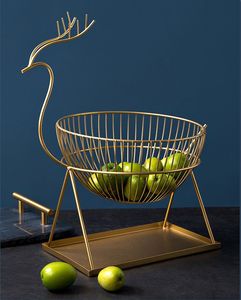 Panier à fruits en métal noir multifonctionnel Porte-fruits avec niveaux empilables Idéal pour le stockage de fruits, de légumes, de pain ou de collations - Product Image 3