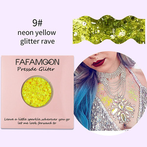 Wholesale Maquillage Gold Sparkle Chunky Pressed <b>Eyeshadow</b> Glitter Eye Shadow Makeup Products - Product Image 5