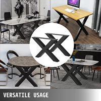 Exportation indienne, accessoires de meubles de qualité, Table basse, Base de pied de Table centrale en métal, Style industriel X Design à vendre