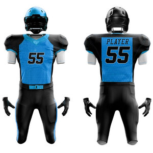 Uniformes confortables de football américain de haute performance de logo personnalisé d'uniformes de football américain de quantité minimale de commande bas - Product Image 1