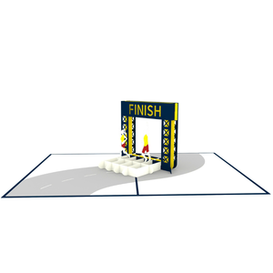 การ์ดอวยพรแบบป๊อปอัพ3D ชัยชนะพร้อมซองการ์ดอวยพรแข่งขันแบบกำหนดเอง - Product Image 2