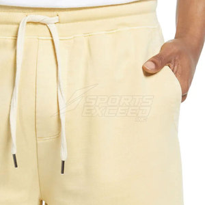 Pantalones Cortos de Hombre de Alta Calidad, 100% Algodón, Cintura Media, Cierre de Cremallera, Color Sólido, Casuales, de Secado Rápido - Product Image 5