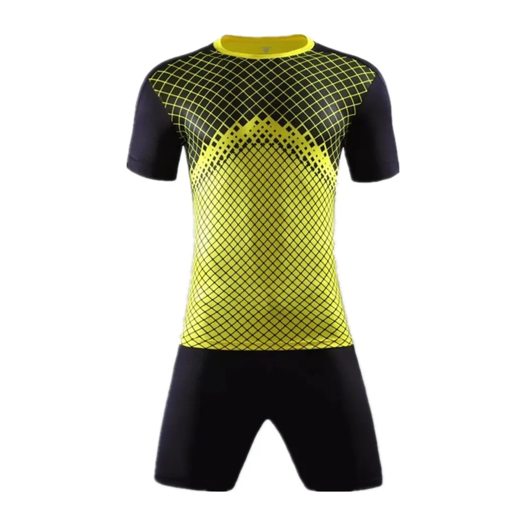 Camisas De Futebol Conjuntos Camisas De Verão Treinamento Esportivo Treino 3D Impressão Equipe De Futebol Uniformes Mangas Curtas Ternos