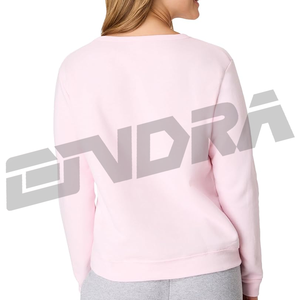 Sweat-shirt rose clair pour femme, tissu doux et respirant, coupe décontractée, style streetwear, port quotidien, confortable, tendance, toutes saisons, picknow - Product Image 2