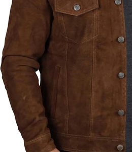 Vestes en cuir personnalisées Mode masculine Vestes en cuir coupe-vent Vestes en cuir de mouton de haute qualité Vêtements de rue - Product Image 5