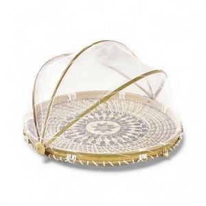 Couvre-plat en nacre fait à la main pour la protection des aliments, décoration de table à manger et usage domestique en provenance du Vietnam - Product Image 2