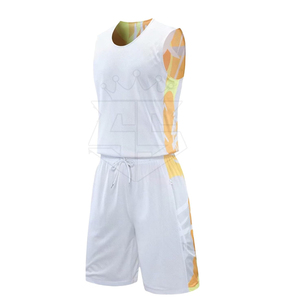 Concevez votre propre uniforme de basket-ball de logo pour l'uniforme de basket-ball unisexe sans manches de vente chaude - Product Image 5