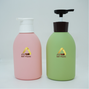 Custom 500ml Plastic Dispenser <b>Bottle</b> with Foam <b>Pump</b> for Facial Cream <b>Shampoo</b> and Other Liquid Products - Product Image 5
