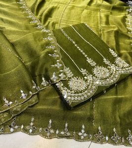 Trajes de fiesta paquistaníes indios bordados a mano sin costuras de diseñador moderno para mujeres estilo tradicional de moda para - Product Image 1