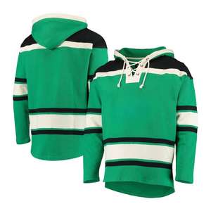 Sudadera con Capucha de Hockey Personalizada para Equipos Deportivos, Sudadera con Capucha de Alta Calidad para Entrenamiento de Invierno, Jersey de Hockey sobre Hielo con Estampado de Bandera - Product Image 6