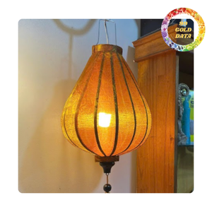 Linterna de seda de Vietnam | Ideal para mediados de otoño y decoración | Varios tamaños y colores - Product Image 1