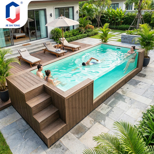 Piscina Elevada de Fibra de Vidrio para Exteriores, para Uso Familiar y de Niños en el Patio Trasero, Resistente a los Rayos UV y Ecológica - Product Image 2
