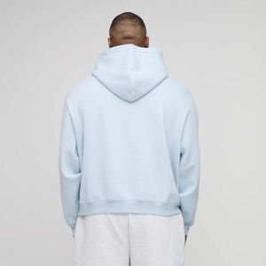 High Quality 500Gsm <b>Thick</b> pullover <b>Hoodies</b> <b>for</b> <b>men's</b> 100% Cotton Oversized Boxy Fit breathable Custom Drop Shoulder <b>man</b> Hoodie - Product Image 3
