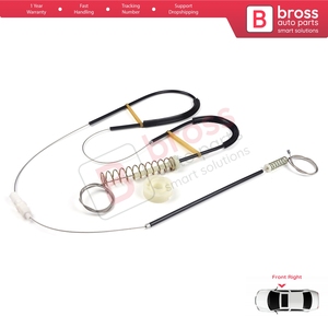 Kit de réparation de lève-vitre BWR5163 Droit pour TT MK1 8N 8N3 8N9 1998-2006 2 portes 8N0837462 - Product Image 3