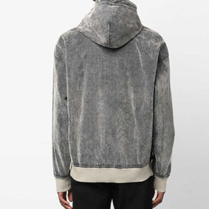 Custom 380gsm Fleece Heavy Weight Oversized Vintage Boxy Fit Acid Wash Unisex Hoodies Basics, Cotton Blended Hoodies Hombres - Product Image 5