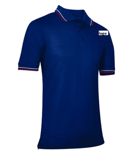 Polo de manga corta para hombre, Camiseta 100% de poliéster importada, Stock barato, moda, Stock, suministro de China - Product Image 4