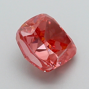 Diamant rose vif fantaisie certifié IGI, cultivé en laboratoire, taille coussin, diamant non monté pour la vente en gros de bijoux fins - Product Image 2