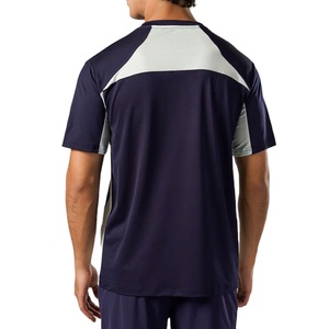 Nouveau T-shirt de sport pour homme en jersey 100% coton respirant et écologique, design à panneaux, personnalisable, prix usine, prix bas - Product Image 5