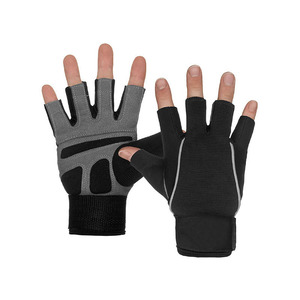 Gants de motocross rembourrés en gel de haute qualité avec logo personnalisé pour hommes et femmes, gants de cyclisme avec sublimation pour demi-doigts complets - Product Image 4