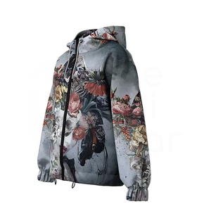 Chaqueta cortavientos de nailon impermeable de estilo callejero con logotipo personalizado para hombres y mujeres temporada de primavera servicio OEM Sudadera con capucha cierre de cremallera - Product Image 1