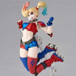 Poupée Harley Quinn DC, état neuf, modèle de jouet de dessin animé en résine et PVC, pour collection, cadeau et enfants, livrée en boîte - Product Image 4