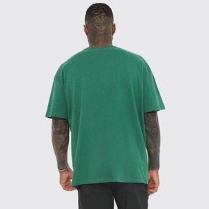 เสื้อยืดสำหรับผู้ชายและผู้หญิงเสื้อยืดสำหรับผู้ชายเสื้อยืดผู้ชายตัวยาวครึ่งแขนผ้าคอตตอนปล่อยไหล่จาก100% โลโก้ที่กำหนดเองขนาดใหญ่ - Product Image 4