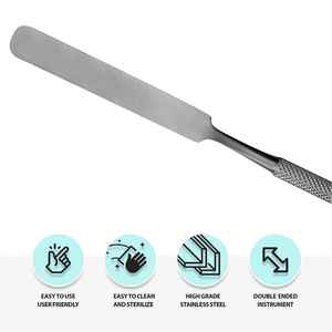 Juego de espátula Dental de alta calidad, 5 piezas, cortador de dientes de acero inoxidable, instrumentos quirúrgicos dentales de doble punta de cera - Product Image 5