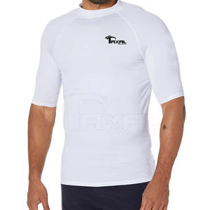 Alta calidad profesional hecho hombres Rash Guard artes marciales desgaste Spandex poliéster hombres Rash Guard - Product Image 1