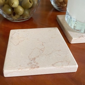 100% Natural Marble <b>Coaster</b> <b>Drink</b> <b>Coaster</b> Table Decorative Customized Shapes Sizes Colors <b>For</b> Home Office Hotel Restaurant Use - Product Image 5