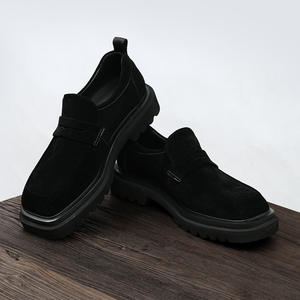 รองเท้าหนังแท้สำหรับธุรกิจ พื้นกันลื่น ซับในระบายอากาศ รองเท้าทางการสำหรับผู้ชาย รองเท้าทำงาน - Product Image 4