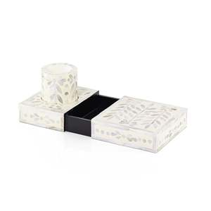 Intricate Floral Mother of Pearl Incense Burner Box Vietnam Handmade Eid Mubarak <b>Gift</b> <b>Islamic</b> Home Accessory MOP Incense Burner - Product Image 6
