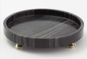 High-End Hotel Shop Customizable Serving <b>Tray</b> Fashionable Brass Handle New Metal Design VISHAL HANDICRAFT Brand Custom Logo - Product Image 3