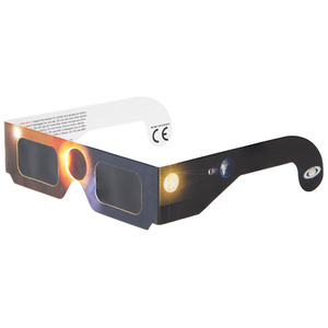 <span class=keywords><strong>Lunettes</strong></span> d'observation de l'<span class=keywords><strong>éclipse</strong></span> <span class=keywords><strong>solaire</strong></span> en papier certifiées ISO 12312-2 2026 et 2027, vente en gros, verres PET noirs UV400, monture carrée EG50 - Product Image 1