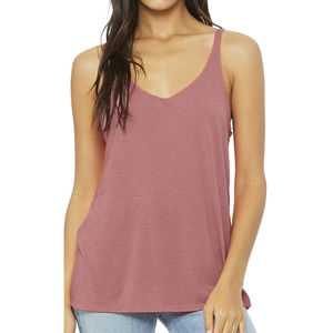 Quick Dry Breathable Anti-Shrink Sleeveless Women Tank <b>Tops</b> Front Logo Polyester/Cotton Custom Size OEM Service - Product Image 4