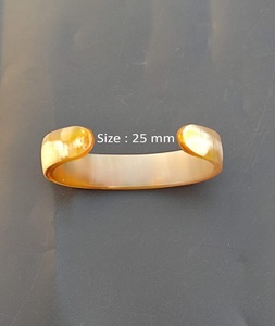 Top couleur corne de buffle Bracelet Bracelet femmes mode Animal Style corne manchette bijoux en gros Agate Bracelets - Product Image 3